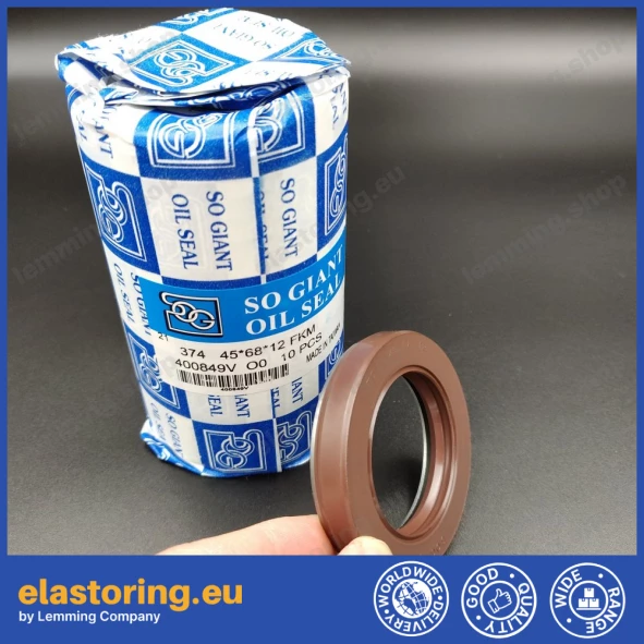 Ciśnieniowy simmering 45x68x12 TCN1 FPM